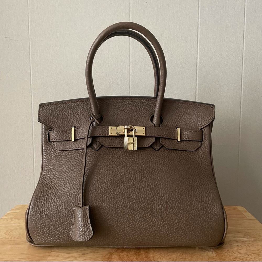 Top Handle Lock & Key Bag